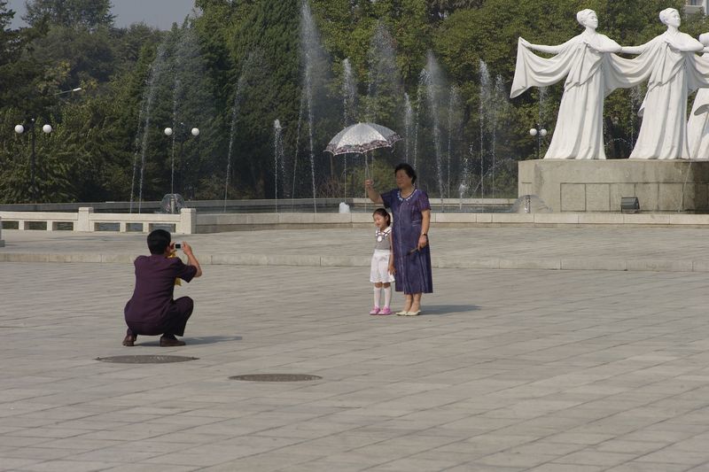 Mansudae Fountain Park